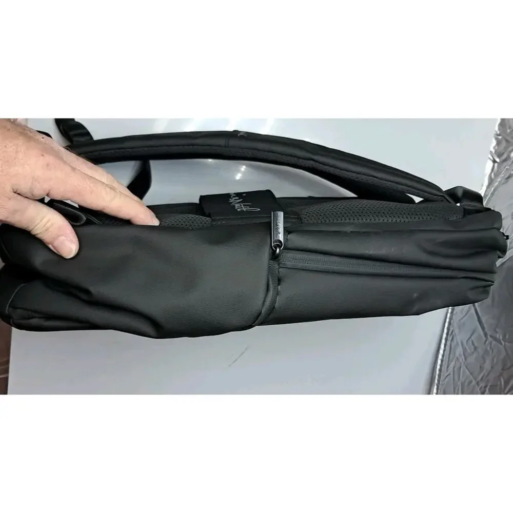 Travis Mathew Backpack Black New with Tags Travel School Gym Bag Mens